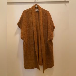 Burnt Orange Long Knit Cardigan